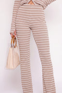 Striped High Waist Pants