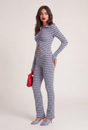 Striped High Waist Pants