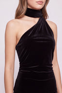 Velvet Scarf Top