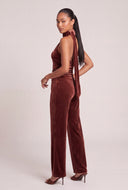 Velvet Scarf Top