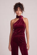 Velvet Scarf Top