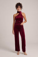 Velvet Scarf Top