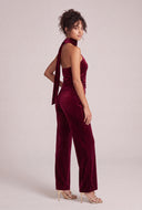 Velvet Scarf Top