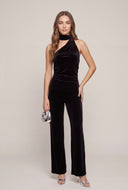 Velvet Wide Leg Pants