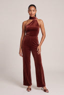 Velvet Wide Leg Pants