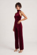 Velvet Wide Leg Pants