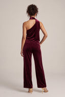 Velvet Wide Leg Pants