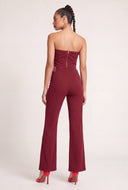 Slit Front Flare Pants