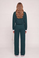 Calla Layered Look Pinstripe Top