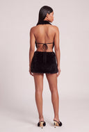 Estella Faux Fur Mini Skirt