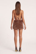 Estella Faux Fur Mini Skirt