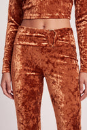 Jaslyn Velvet Flare Pants