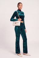 Jaslyn Velvet Flare Pants