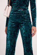 Jaslyn Velvet Flare Pants