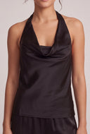Satin Halter Top