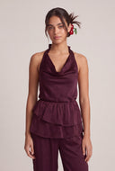 Satin Halter Top