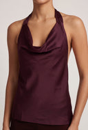 Satin Halter Top