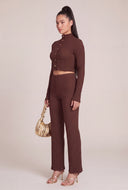 Jessica Textured Crop Top