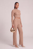 Jessica Textured Flare Pants