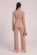Jessica Textured Flare Pants