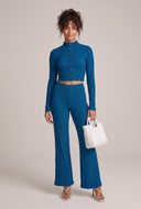 Jessica Textured Flare Pants