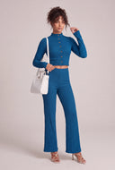 Jessica Textured Flare Pants