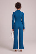 Jessica Textured Flare Pants