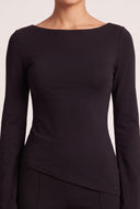 Bell Sleeve Asymmetrical Top