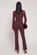 Bell Sleeve Asymmetrical Top