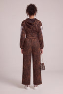 Faux Suede Drawstring Pants