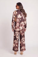Floral Satin Shirt