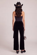 Velvet Sash Pants