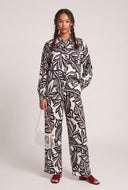 Audrey Leaf Print Shirt