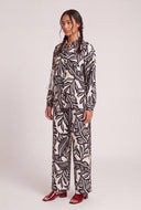 Audrey Leaf Print Shirt