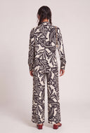 Audrey Leaf Print Shirt