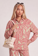 Audrey Leaf Print Shirt