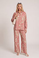 Audrey Leaf Print Shirt