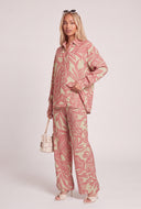 Audrey Leaf Print Shirt
