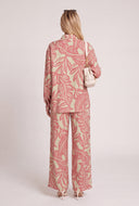 Audrey Leaf Print Shirt