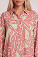 Audrey Leaf Print Shirt
