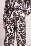 Audrey Leaf Print Pants