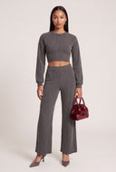 Lila Rib Knit Crop Top