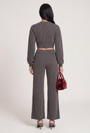 Lila Rib Knit Crop Top