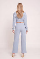 Lila Rib Knit Crop Top