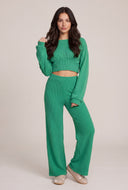 Lila Rib Knit Crop Top
