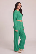 Lila Rib Knit Crop Top