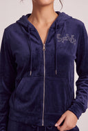 Glam Velour Hoodie
