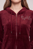 Glam Velour Hoodie