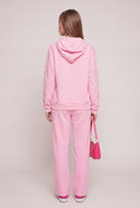 Glam Cross Drawstring Hoodie