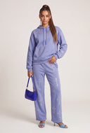 Glam Cross Drawstring Hoodie